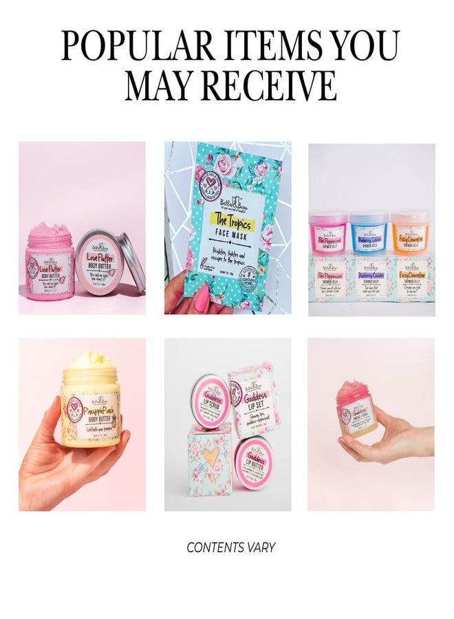 بيلا آند بير صندوق بيلا آند بير الصغير الغامض - مجموعة هدايا مفاجئة للعناية بالجمال والاستحمام للنساء - بقيمة تزيد عن 60 دولارًا، خالية من القسوة على الحيوانات ونباتية، مثالية للعناية الذاتية أو كهدية (صندوق غامض صغير) (صندوق غامض صغير) - Image 2